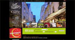 Desktop Screenshot of hotel-cygne-tours.com